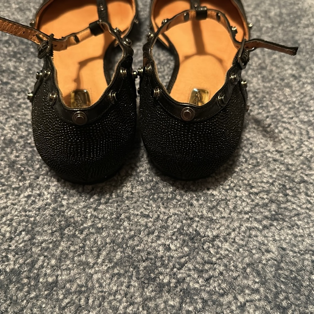 Halogen Elegant Black Studded Women's Shoes - Picture 3 of 4